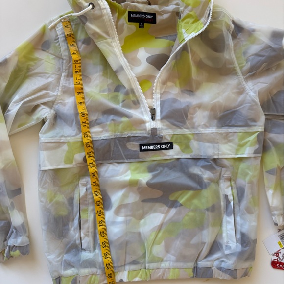 Members Only Men's Windbreaker - Camo Green and Gray - Picture 8 of 8